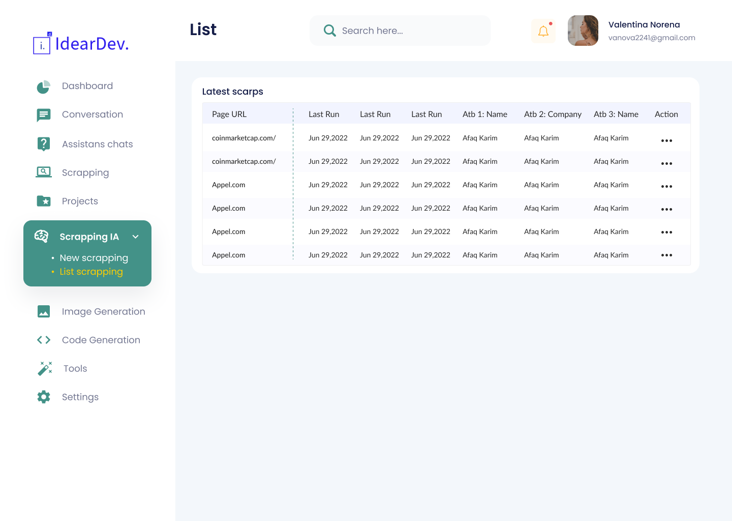 IdearDev platform
